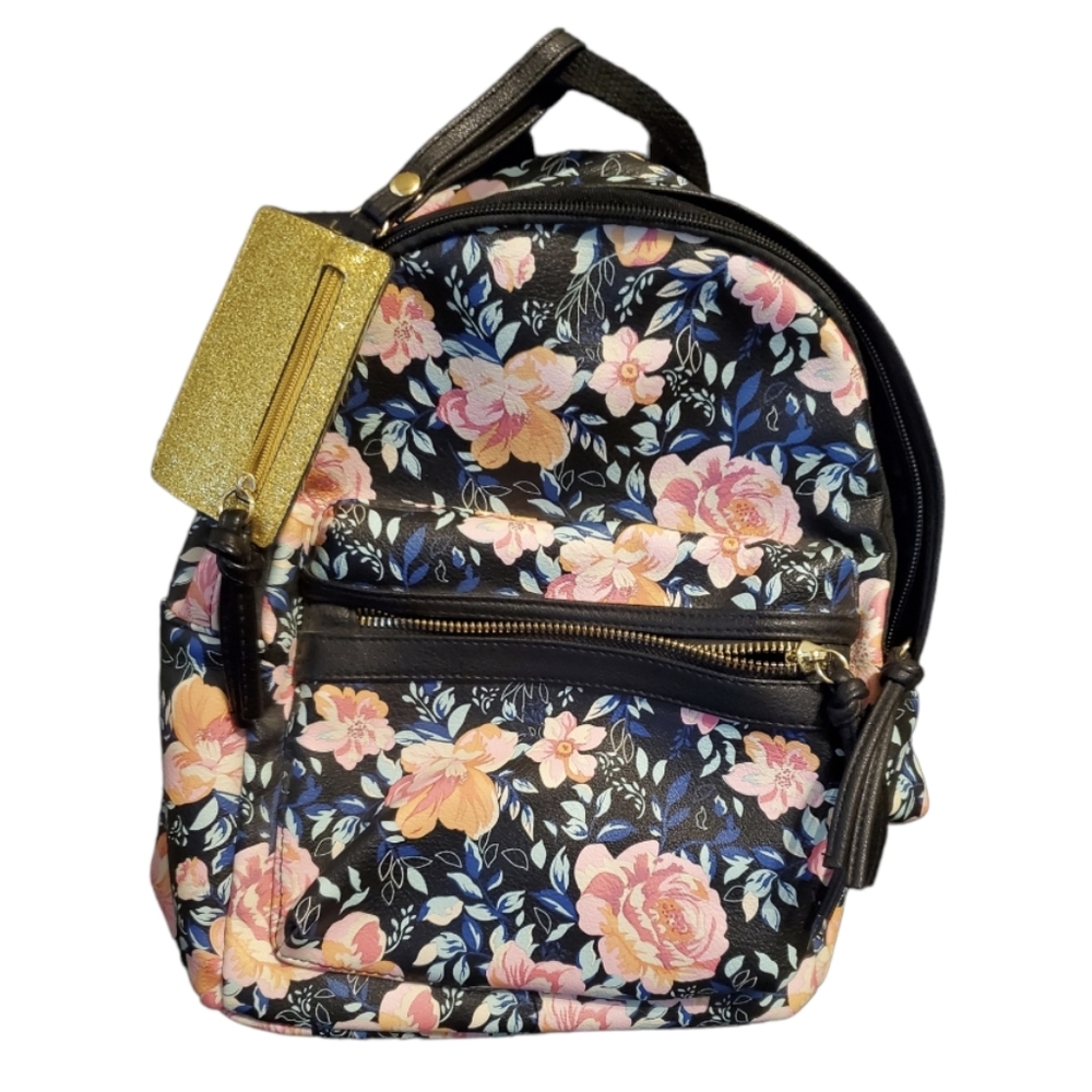 Floral Backpack Purse